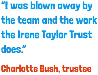 Charlotte Bush quote: "I was blown away by the team and the work ITT does."